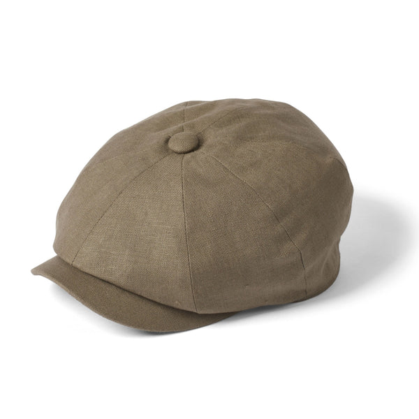 Failsworth Irish Linen Alfie Newsboy - Bakerboy  'Khaki'