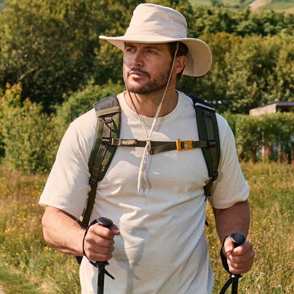 The Hat Shop Failsworth cotton Ranger Hat in Stone