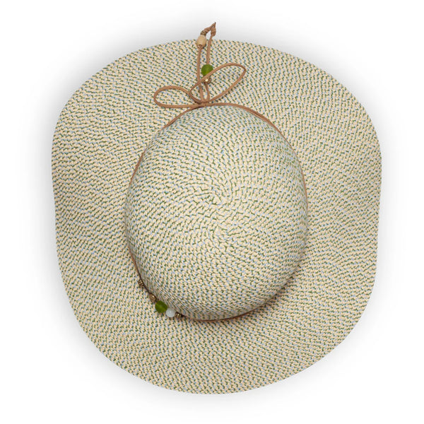 The Hat Shop Sunday Afternoons Sol Seeker Sun Hat Sea Glass UPF50+