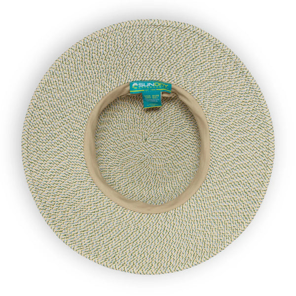 The Hat Shop Sunday Afternoons Sol Seeker Sun Hat Sea Glass UPF50+