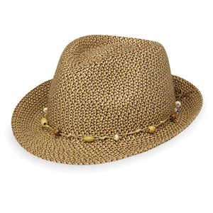 The Hat Shop Wallaroo Waverley Trilby Sun Hat Brown