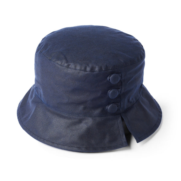 The Hat Shop Failsworth Ladies British wax hat Navy