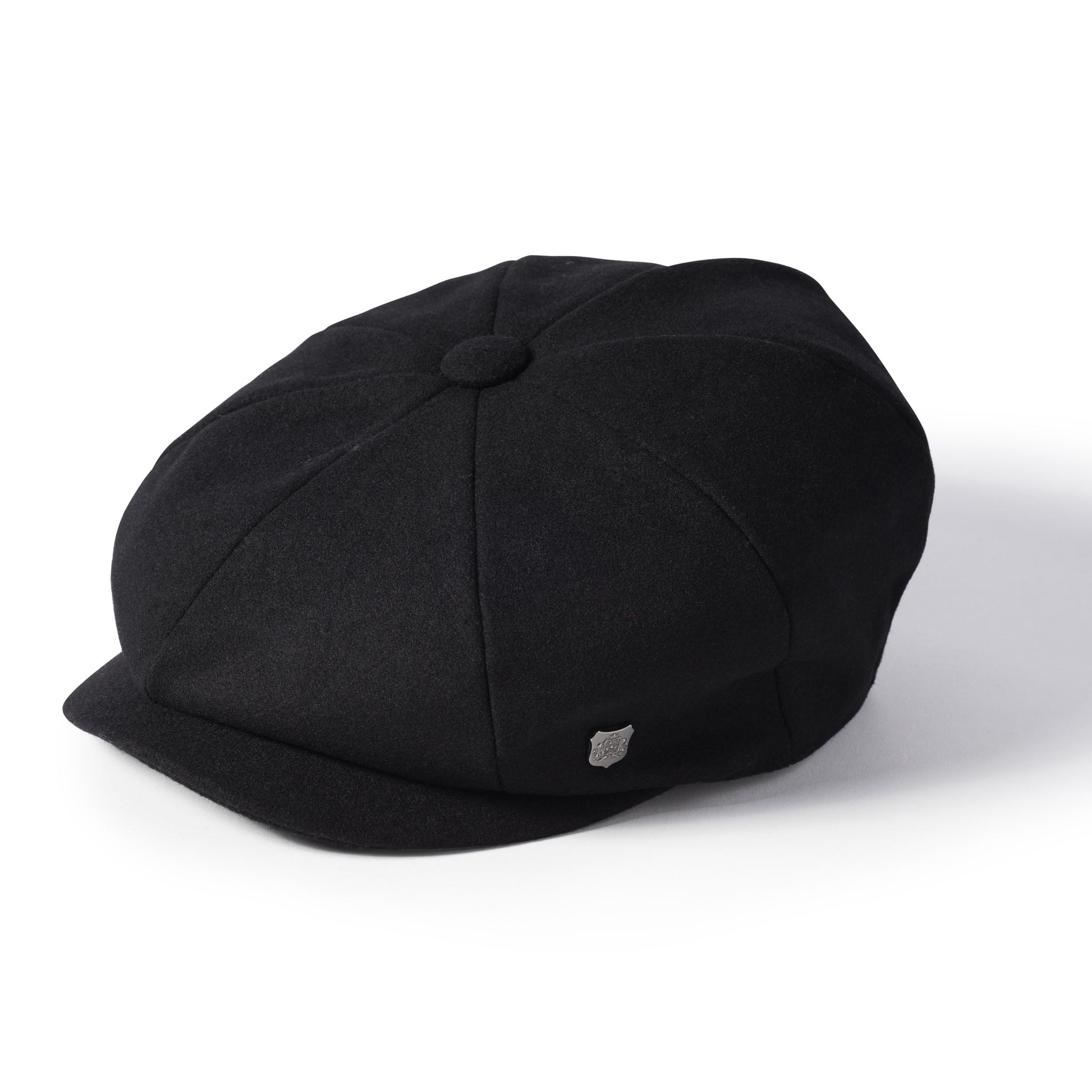 The Hat Shop Failsworth Alfie Melton peaky blinder hat, black