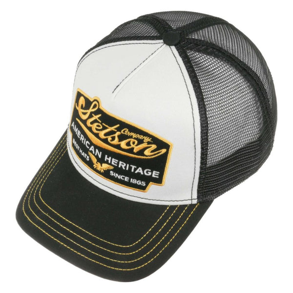 The Hat Shop Stetson American Heritage Trucker Cap 'Black' 