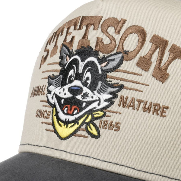 The Hat Shop Stetson Animal Nature Trucker Cap Grey-Beige