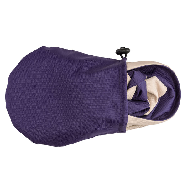 The Hat Shop Proppa Toppa Waterproof Purple & Beige Hat in a Bag