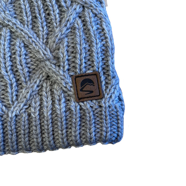 The Hat Shop Sunday Afternoons Merino Wool Aurora Beanie Hat Mixed Grey