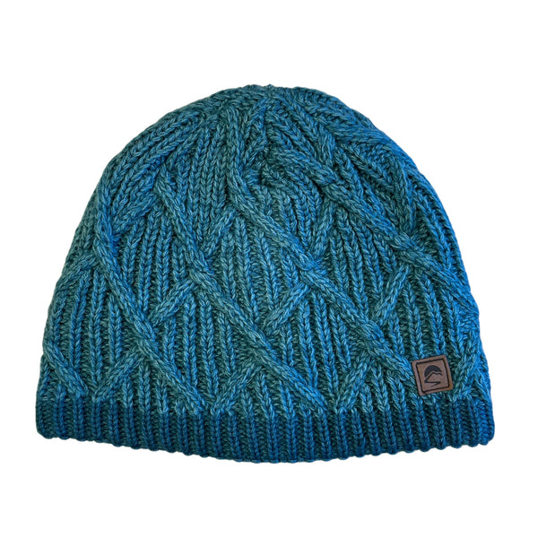 The Hat Shop Sunday Afternoons Merino Wool Aurora Beanie Hat Mixed Teal