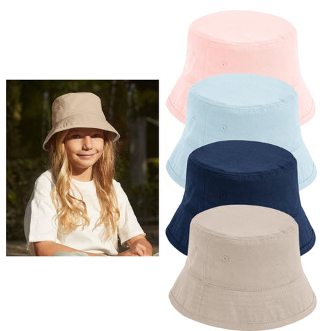 The Hat Shop Kids 100% Organic Cotton Bucket Hat