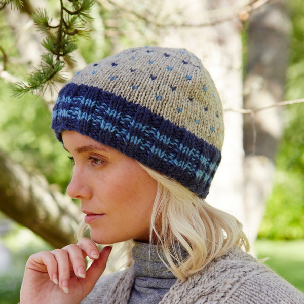 The Hat Shop Pachamama Bantry Bay Beanie Blue