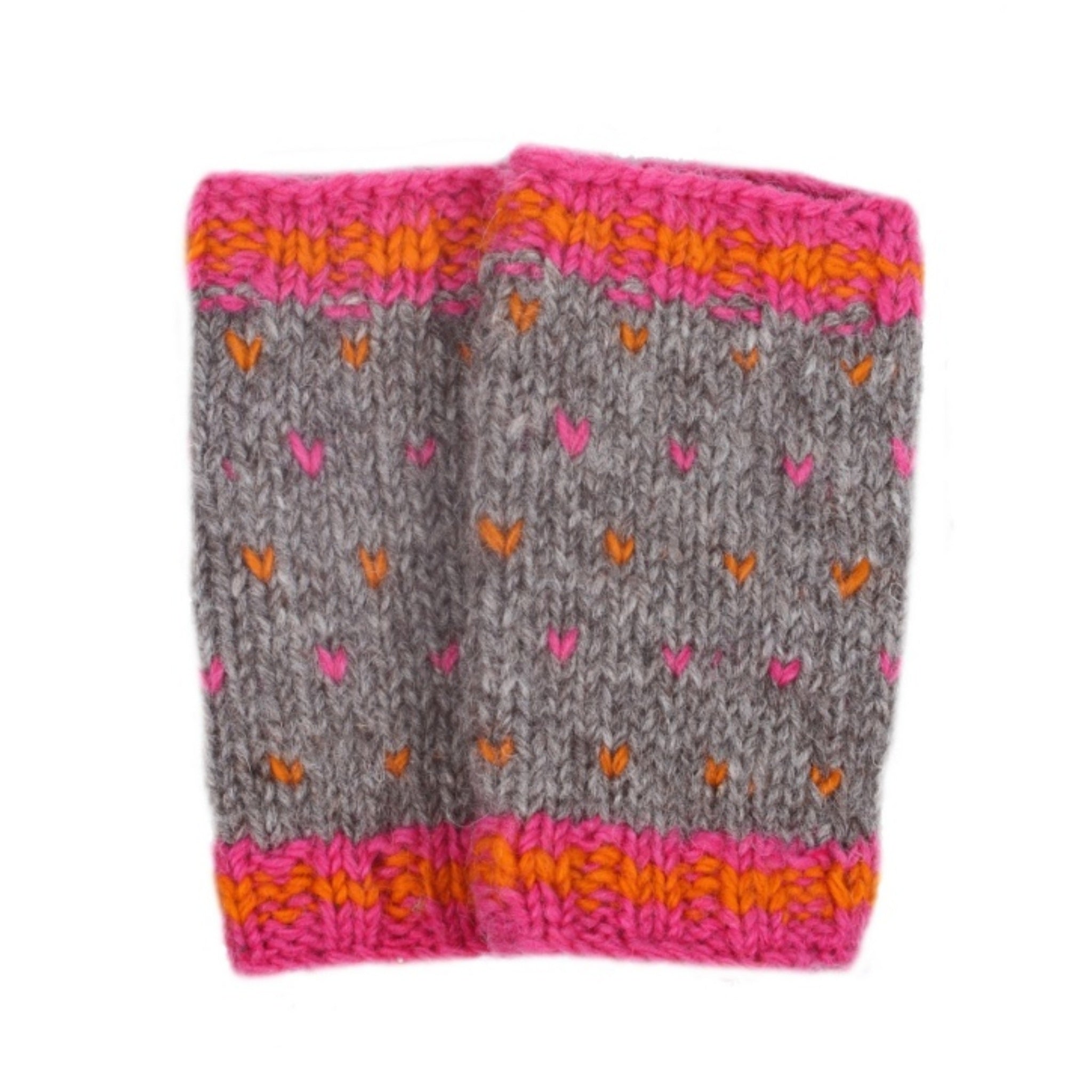 The Hat Shop Pachamama Bantry Bay Wool Handwarmers Pink
