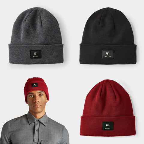 The Hat Shop Tilley 100% Merino Wool Boreal Beanie Hat