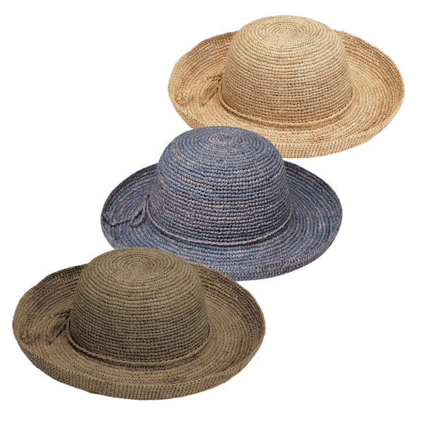 The Hat Shop Ladies Wallaroo 'Catalina' Hand-woven Sun Hat