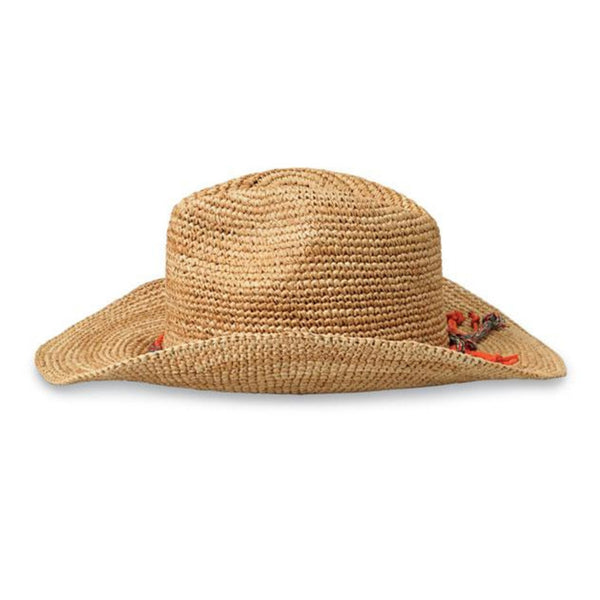 The Hat Shop Ladies Wallaroo 'Catalina' Cowboy Raffia Sun Hat Side
