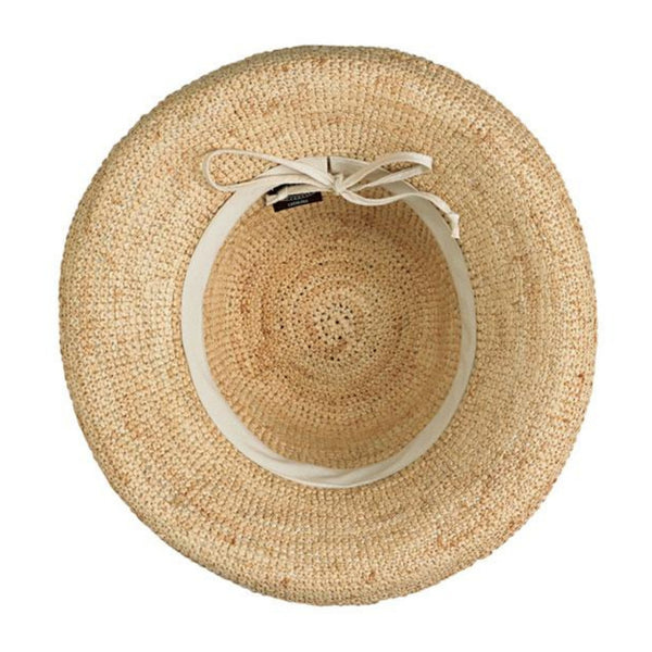 The Hat Shop Ladies Wallaroo 'Catalina' Hand-woven Sun Hat Natural