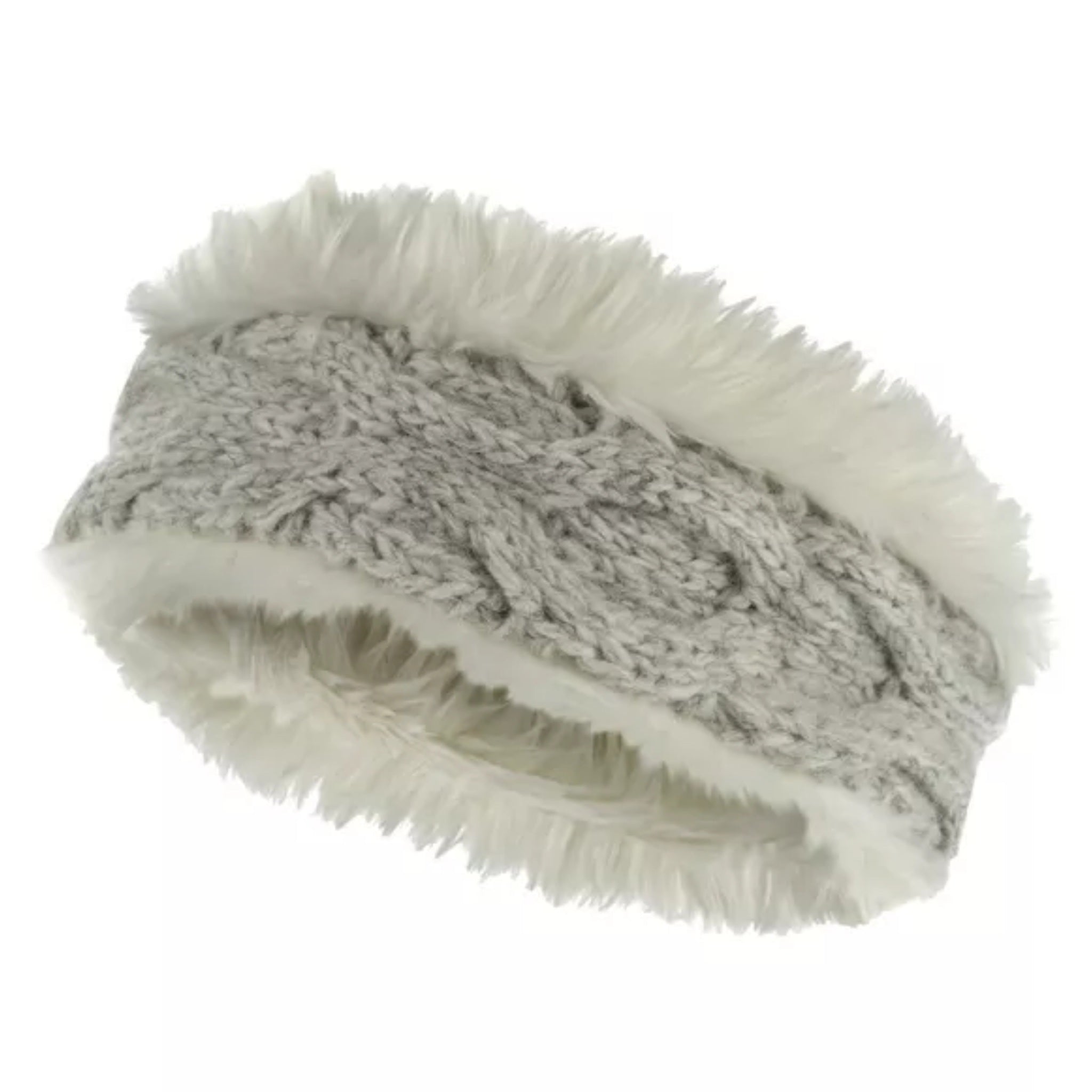 The Hat Shop Ladies Pachamama Chamonix Faux Fur Headband Oatmeal