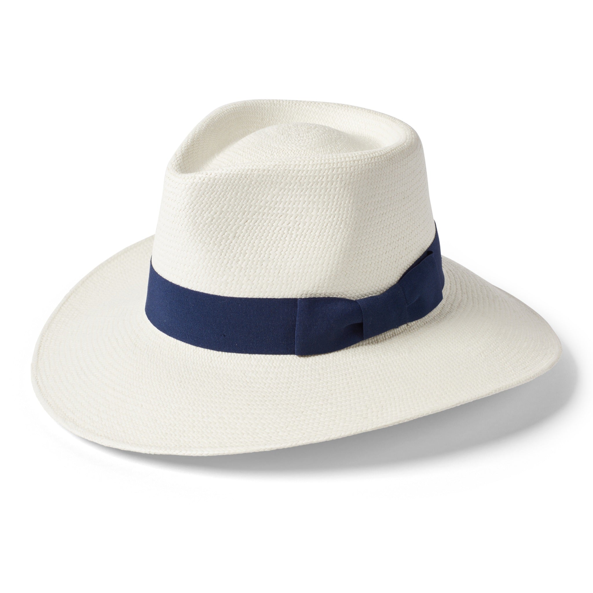 The Hat Shop Failsworth Ladies Hand Made Genuine Panama Hat Navy