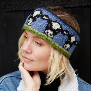 The Hat Shop Ladies Pachamama Dairy Cow Lined Wool Headband 
