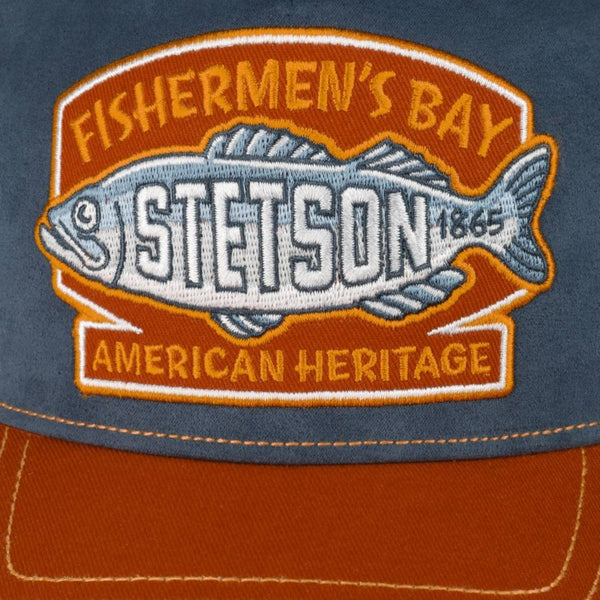 The Hat Shop Stetson Fishermens Bay Trucker Cap 'Orange' 