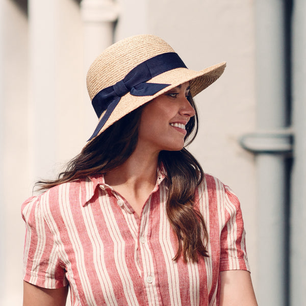 The Hat Shop Ladies Failsworth 'Bronte' Straw Sun Hat Lifestyle