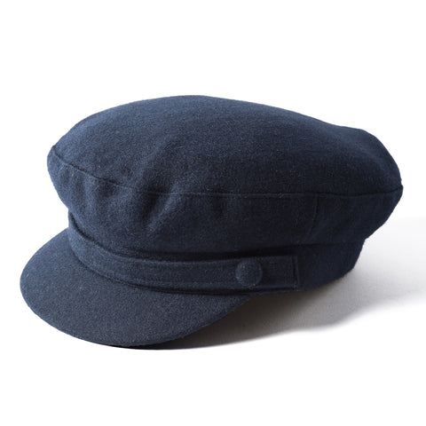 The Hat Shop Failsworth Mariner Melton Cap Navy
