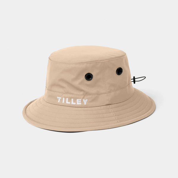 The Hat Shop Tilley Golf Bucket Hat Light Tan