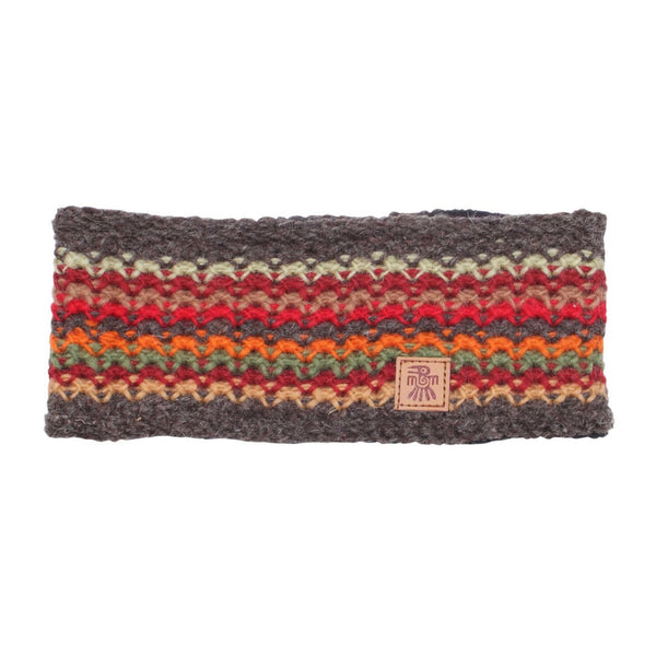 The Hat Shop Ladies Pachamama Holkham Lined Wool Headband Earth 