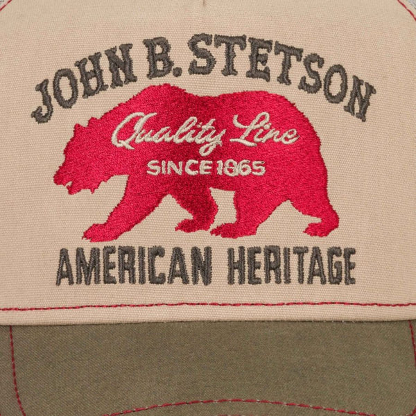 The Hat Shop Stetson JBS-Bear Trucker Cap 'Beige'