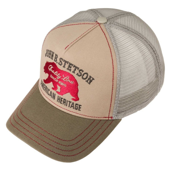 The Hat Shop Stetson JBS-Bear Trucker Cap 'Beige'