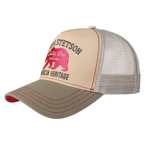 The Hat Shop Stetson JBS-Bear Trucker Cap 'Beige'