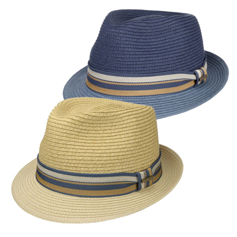 The Hat Shop Stetson Licano Toyo Straw Trilby Hat