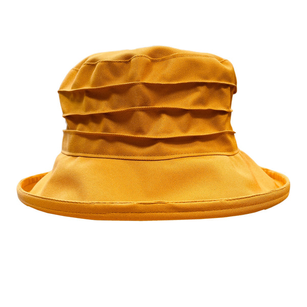 The Hat Shop Ladies Peak & Brim 'Lucy' Waterproof Hat Mustard