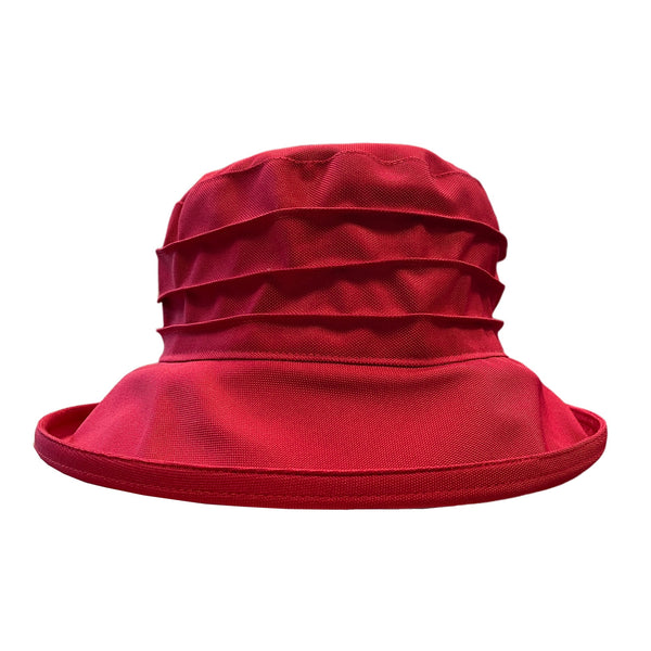 The Hat Shop Ladies Peak & Brim 'Lucy' Waterproof Hat Red