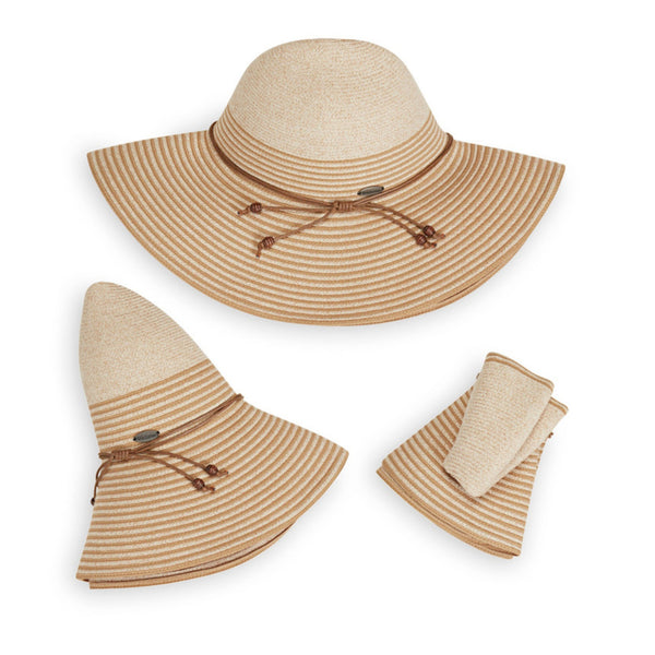 The Hat Shop Ladies Wallaroo 'Marseille' Sun Hat UPF50+ Packable