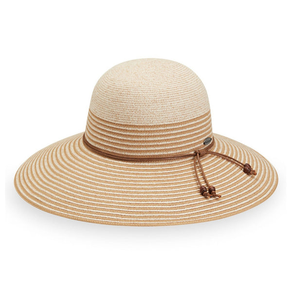 The Hat Shop Ladies Wallaroo 'Marseille' Sun Hat UPF50+  White