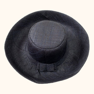 Ladies Raffia Mimosa Summer Hats Black