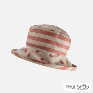 The Hat Shop Proppa Toppa Japanese Linen Sun Hat Lilac