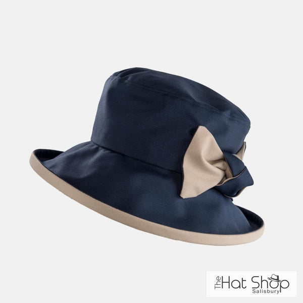 Proppa Toppa Waterproof  Navy & Ivory Hat in a Bag