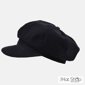 The Hat Shop Ladies Proppa Toppa Chelsea Hat Black
