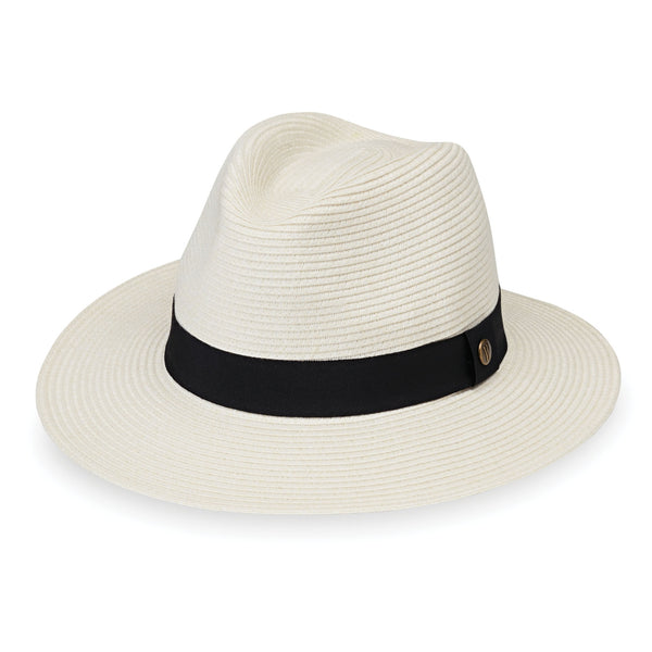 The Hat Shop Mens Wallaroo 'Palm Beach' Sun Hat UPF50+ Ivory