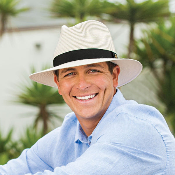 The Hat Shop Mens Wallaroo 'Palm Beach' Sun Hat UPF50+ Lifestyle