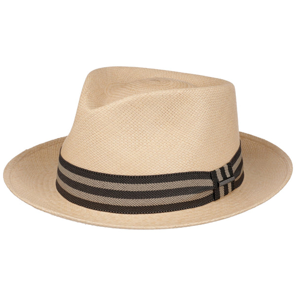 The Hat Shop Stetson Sanvito Player Genuine Handwoven Panama Hat