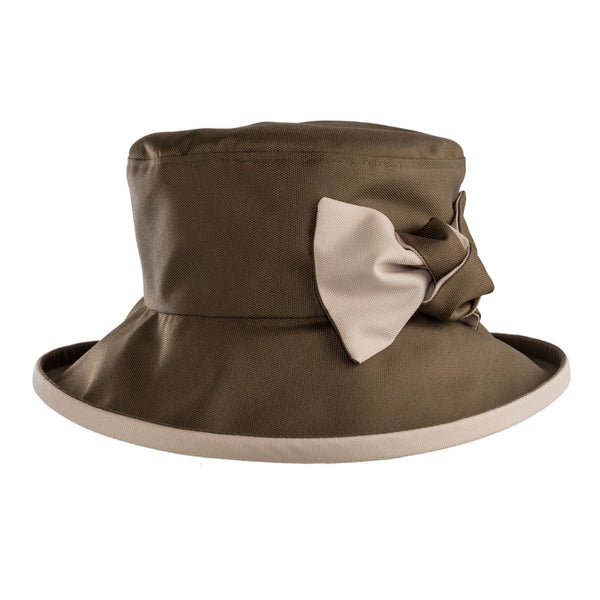 Proppa Toppa Waterproof  Olive & Ivory Hat in a Bag