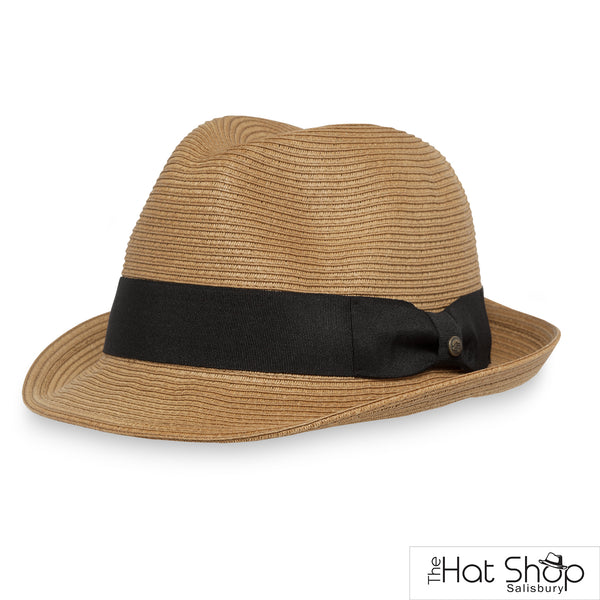 The Hat Shop Salisbury Sunday Afternoons Cayman Trilby Sun Hat Tan