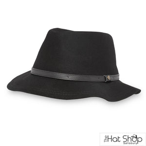 The Hat Shop Sunday Afternoons Ladies Cassie Fedora Black