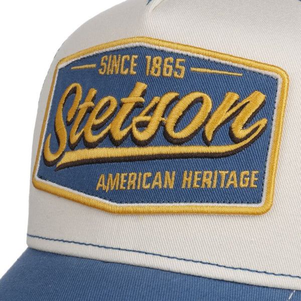 The Hat Shop Stetson Since 1865 Vintage Trucker Cap 'Blue'
