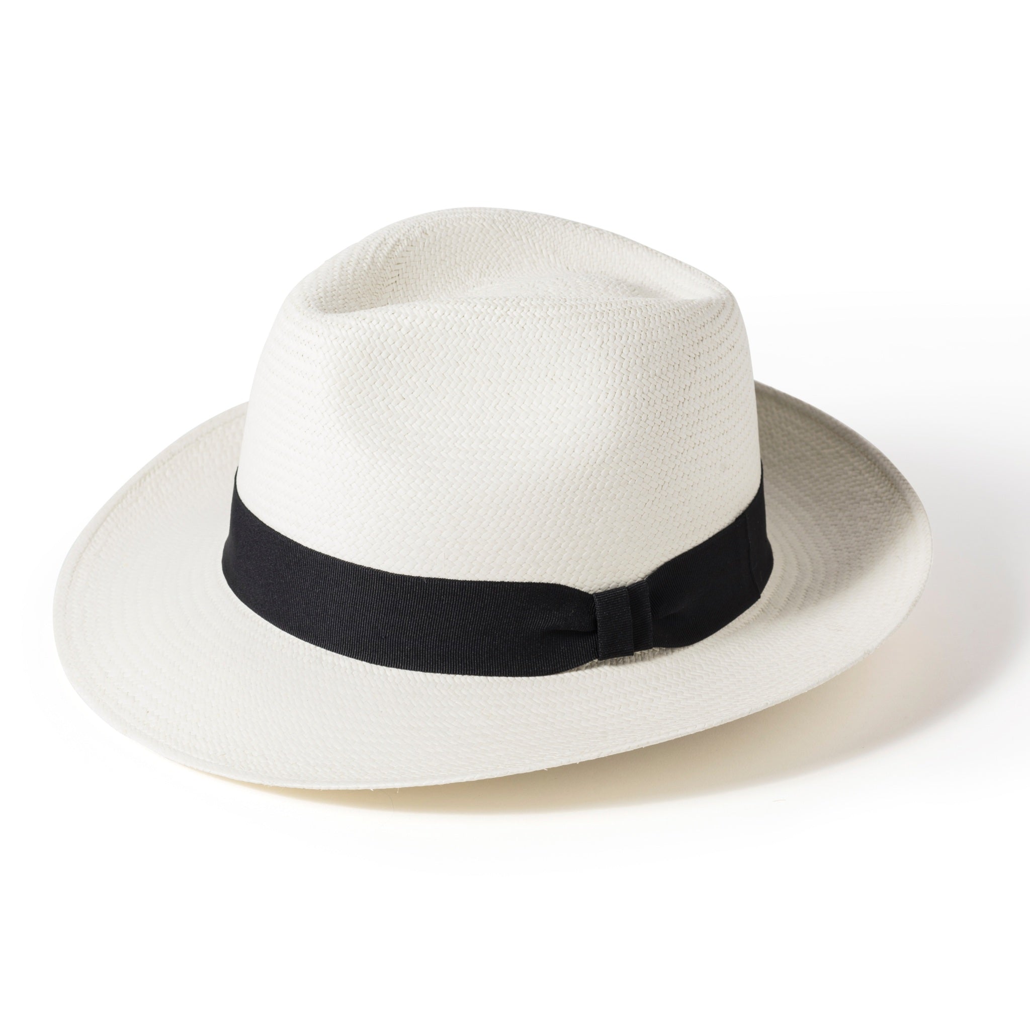 The Hat Shop Failsworth Hand Made Genuine Snap Brim Panama Bleach