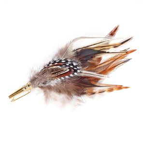 The Hat Shop Spotty Guineafowl Feather Mount