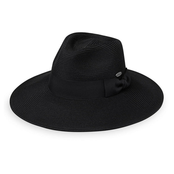 The Hat Shop Ladies Wallaroo 'St Lucia' Sun Hat UPF50+ Black