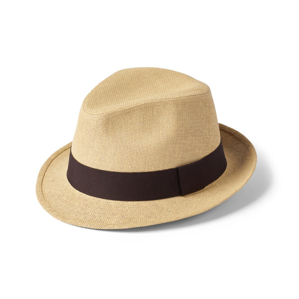 The Hat Shop Failsworth Paper Straw Trilby Hat Straw